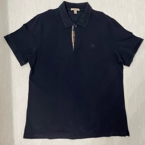 Black Burberry Brit polo size xxl